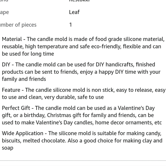 FOUR LEAF CLOVER CANDLE MOLD - Picture 9 of 9